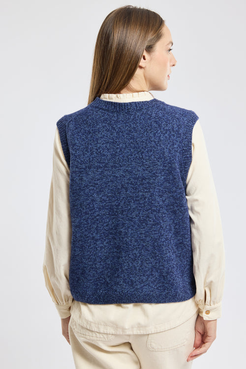 Pull sans manche - laine - Armor-lux - 5