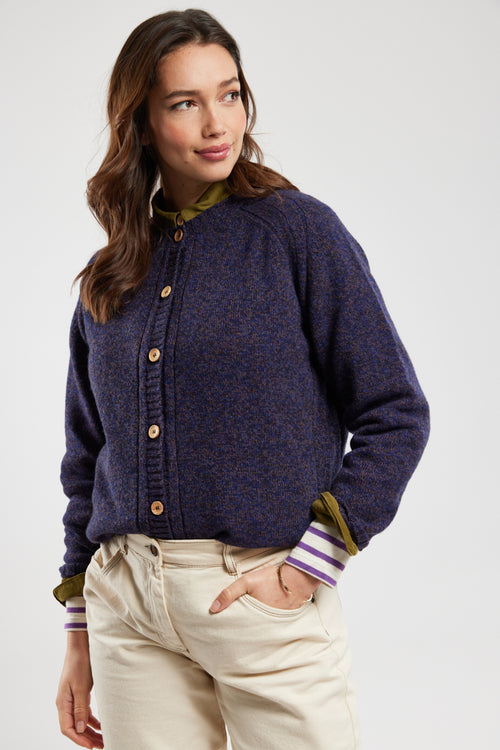 Cardigan boutonné - laine - Armor-lux - 4