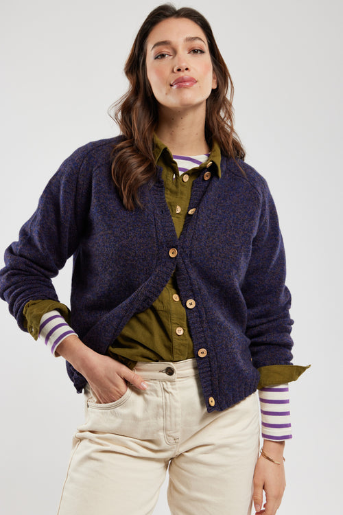 Cardigan boutonné - laine - Armor-lux - 1