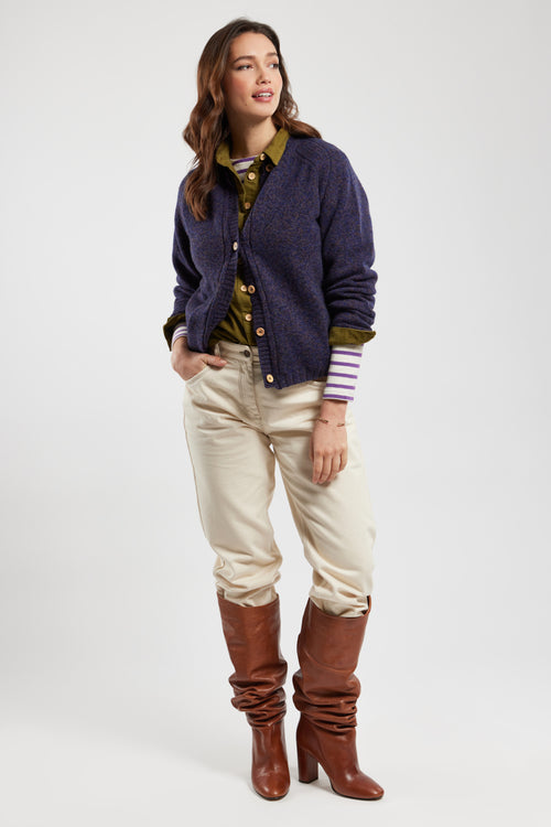 Cardigan boutonné - laine - Armor-lux - 5