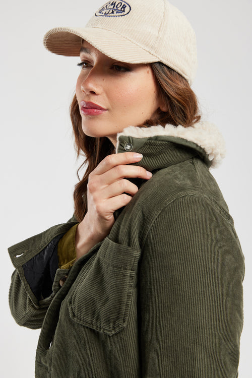 Jacke mit abnehmbarem Kragen – Cord - Armor-lux - 4