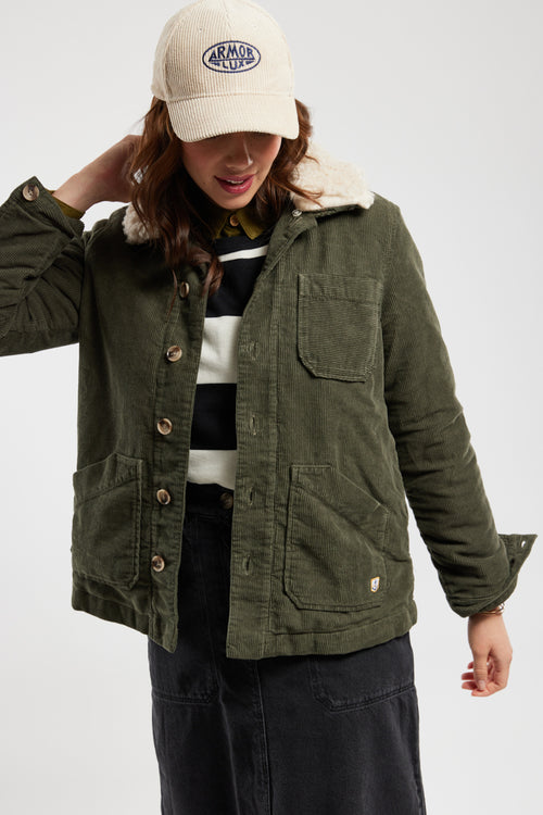 Veste col amovible - velours côtelé - Armor-lux - 1