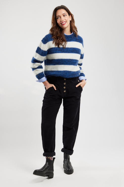 Gestreifter Pullover - Mohair und Wolle - Armor-lux - 3