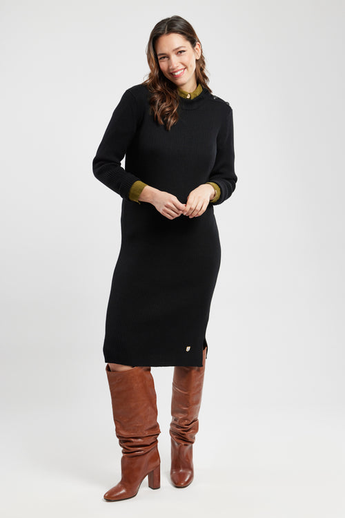 Langes Kleid - Wolle - Armor-lux - 4