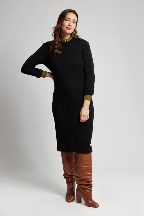 Langes Kleid - Wolle - Armor-lux - 1