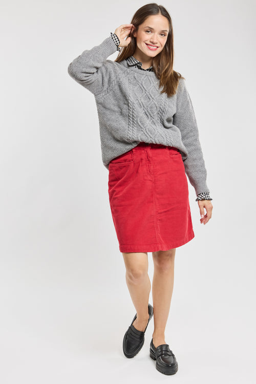 Corduroy skirt - cotton - Armor-lux - 1