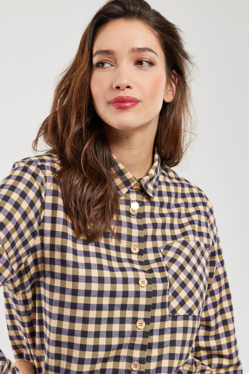 Chemise à carreaux - twill - Armor-lux - 2