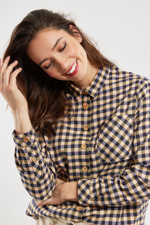 Chemise à carreaux - twill - Armor-lux - 3