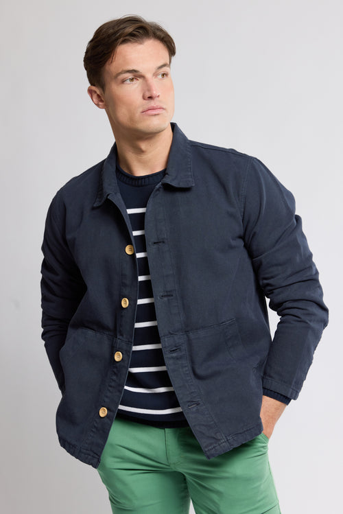 Veste pêcheur Heritage - coton canvas - Armor-lux - 1
