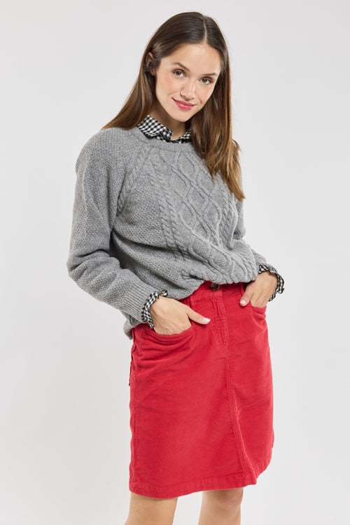 Cable-knit jumper - wool - Armor-lux - 6