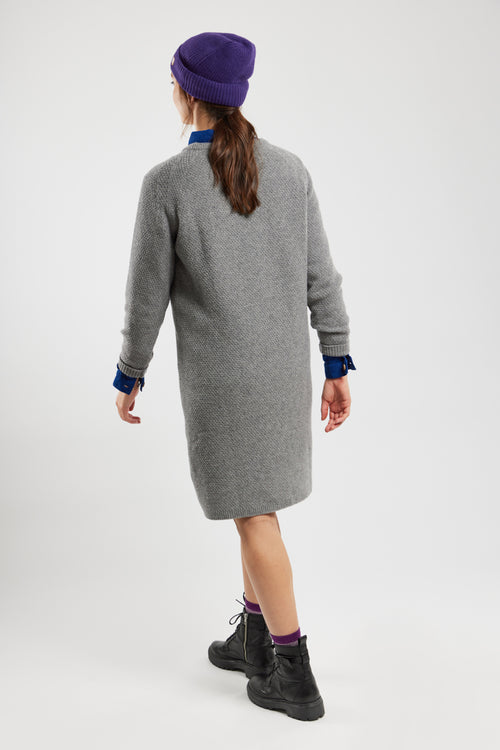 Pulloverkleid mit Zopfmuster – Wolle - Armor-lux - 4