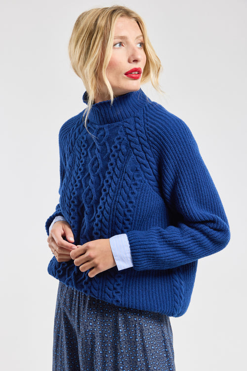 Cable jumper - wool - Armor-lux - 6