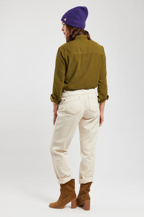 Elastic waist jeans - cotton - Armor-lux - 2