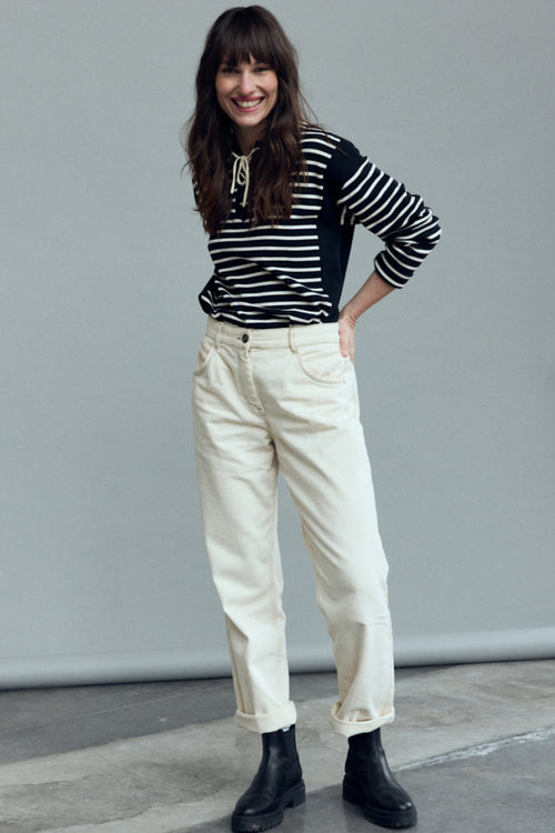 Jeans mit elastischem Bund - Baumwolle - Armor-lux - 5