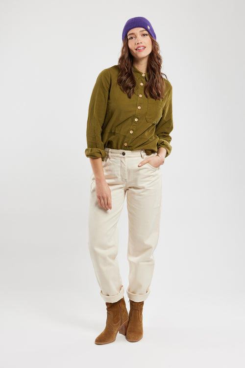 Elastic waist jeans - cotton - Armor-lux - 5