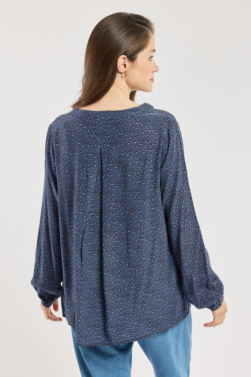 Bluse mit Print - Cupro - Armor-lux - 4