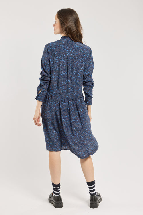 Kleid mit Leopardenmuster – Cupro - Armor-lux - 6