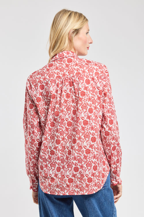 Chemisier fleuri - coton - Armor-lux - 3