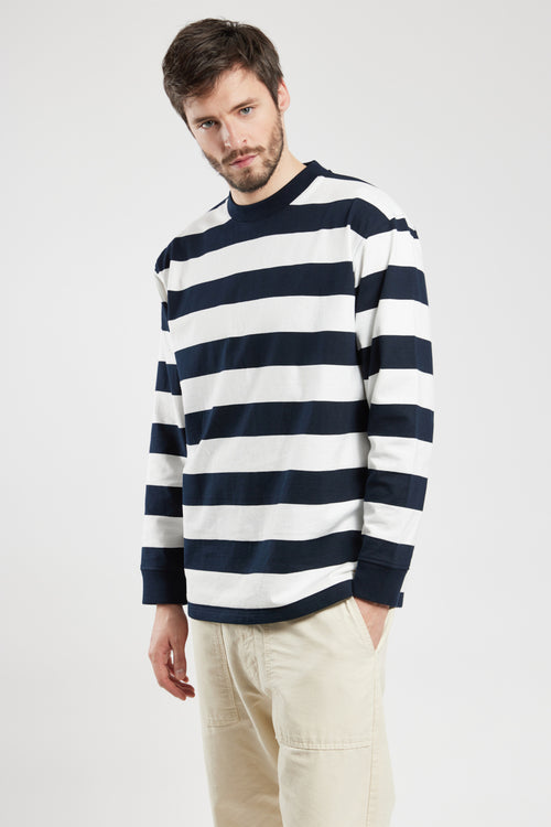 Gestreiftes Sweatshirt - dicke Baumwolle - Armor-lux - 4