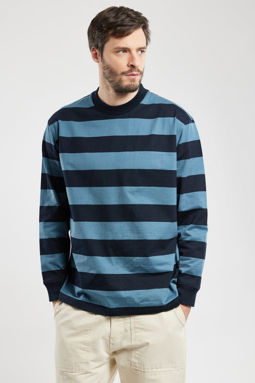 Striped sweatshirt - thick cotton - Armor-lux - 1