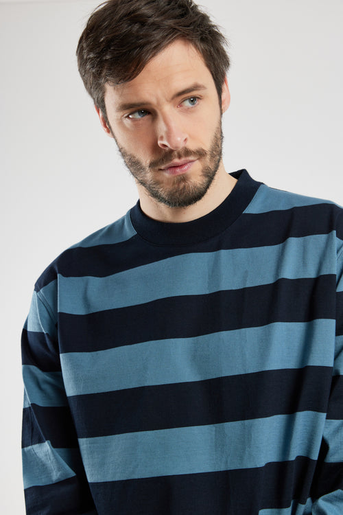 Gestreiftes Sweatshirt - dicke Baumwolle - Armor-lux - 3