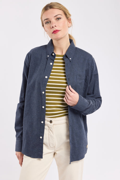 Gerade geschnittenes Hemd – Baumwolle - Armor-lux - 1