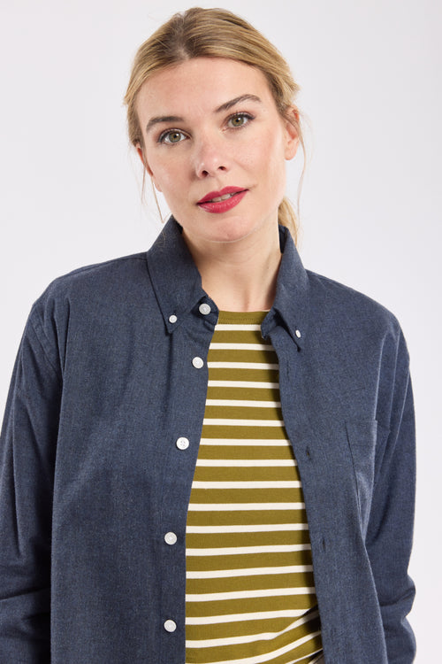 Gerade geschnittenes Hemd – Baumwolle - Armor-lux - 3