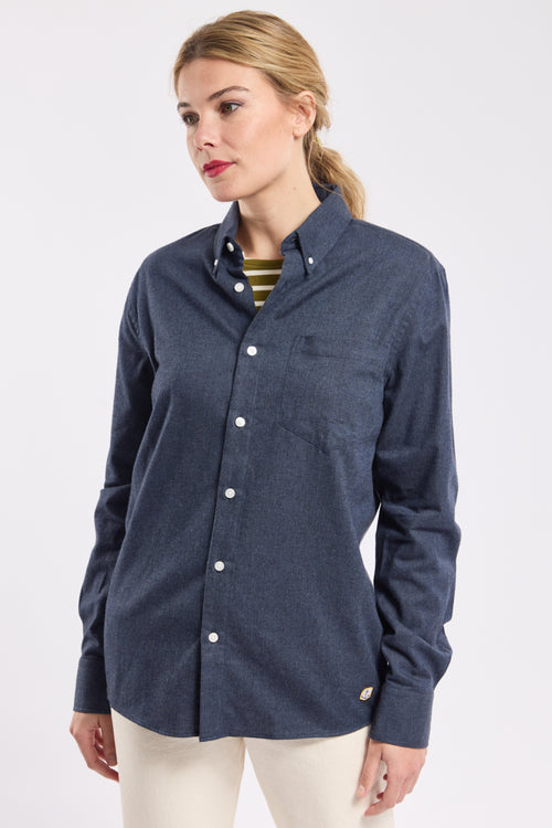 Straight-fitting shirt – cotton - Armor-lux - 4
