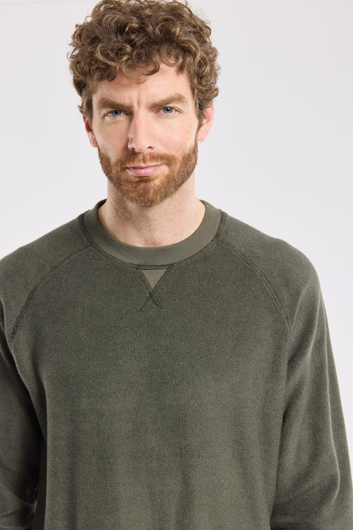 Raglan sleeve sweatshirt - cotton - Armor-lux - 2