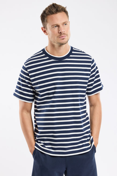 T-shirt rayé Héritage - coton - Armor-lux - 1