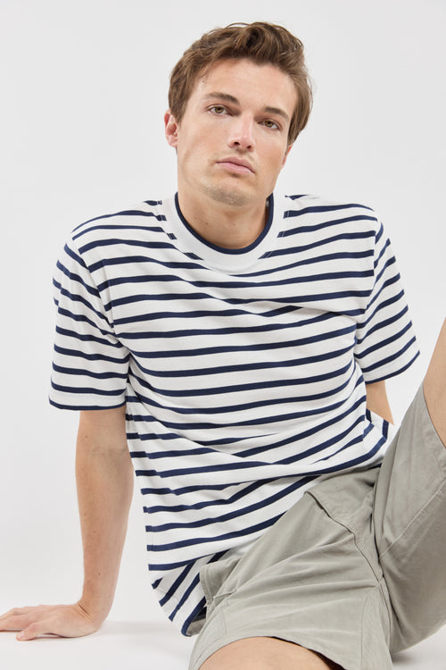 Heritage striped t-shirt - cotton - Armor-lux - 2