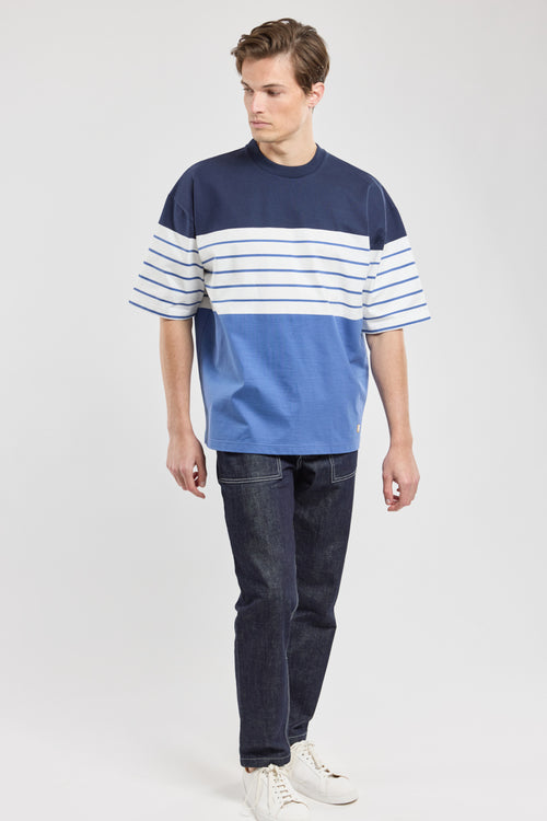 Striped loose-fit T-shirt - cotton - Armor-lux - 3