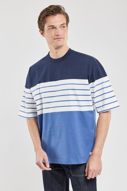 T-shirt rayé coupe large - coton - Armor-lux - 1