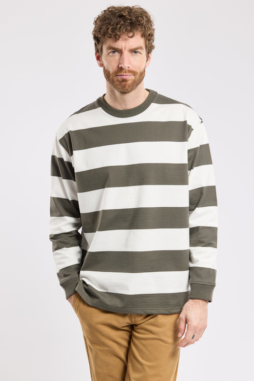 Long-sleeved striped T-shirt - lightweight cotton - Armor-lux - 1