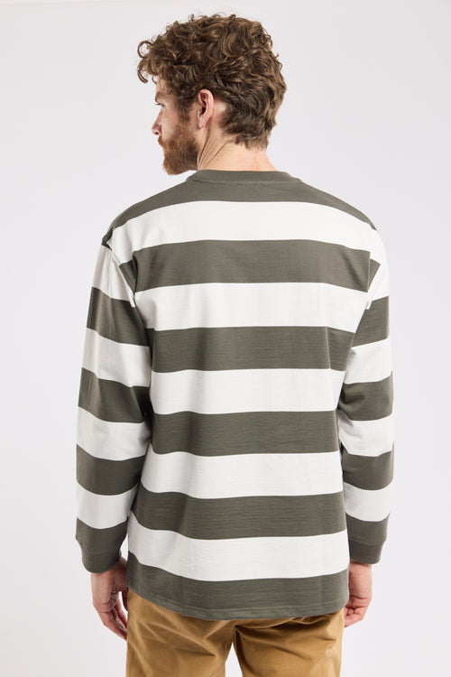 Long-sleeved striped T-shirt - lightweight cotton - Armor-lux - 4