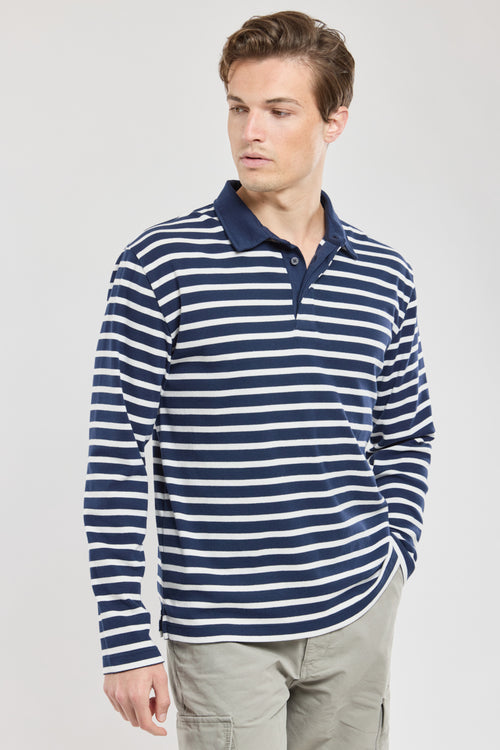 Polo rayé manches longues - coton - Armor-lux - 2