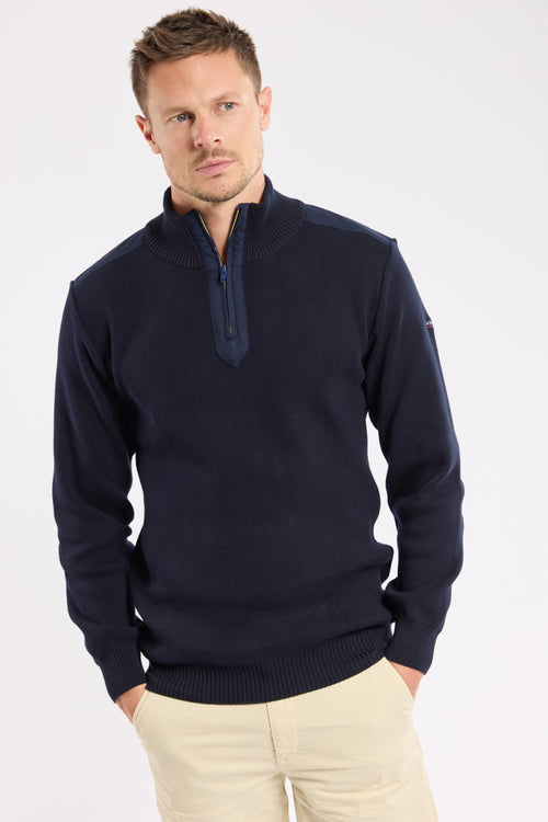 Pull col camionneur - coton - Armor-lux - 1