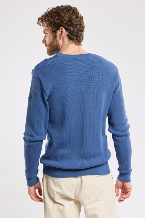 Pull marin maille fantaisie - coton - Armor-lux - 3