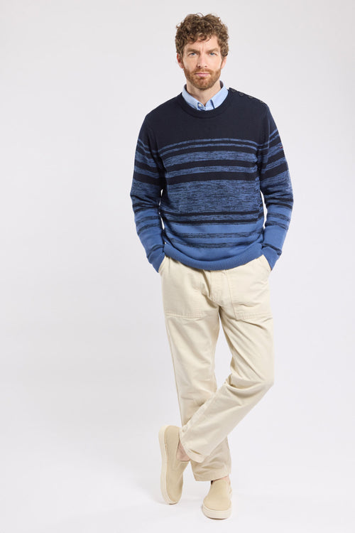 Pull marin rayé - coton - Armor-lux - 4