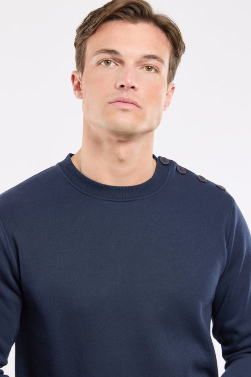 Sweatshirt with elbow patches - cotton - Armor-lux - 2