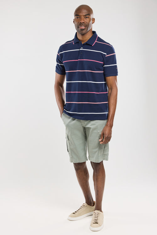 Striped polo shirt - light cotton - Armor-lux - 1