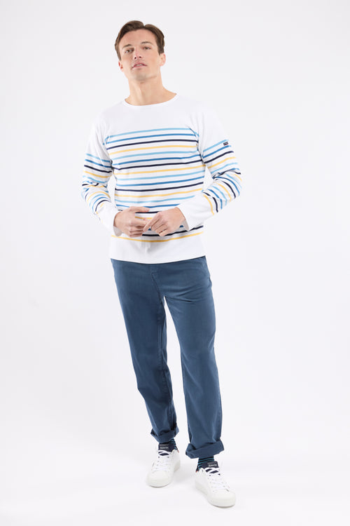 Multicoloured Breton striped shirt - thick cotton - Armor-lux - 3