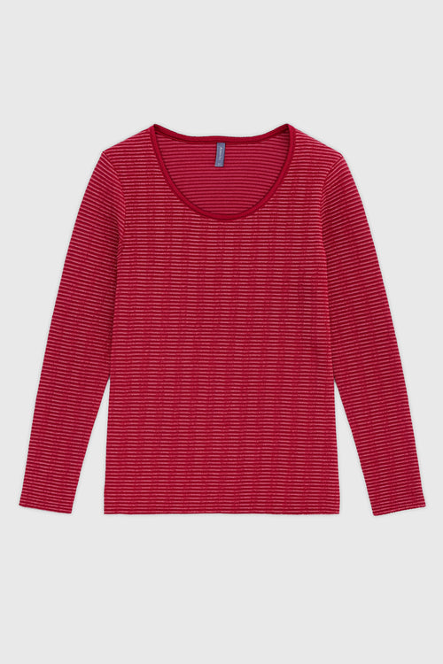Tee-shirt manches longues rayé - coton - Armor-lux - 1