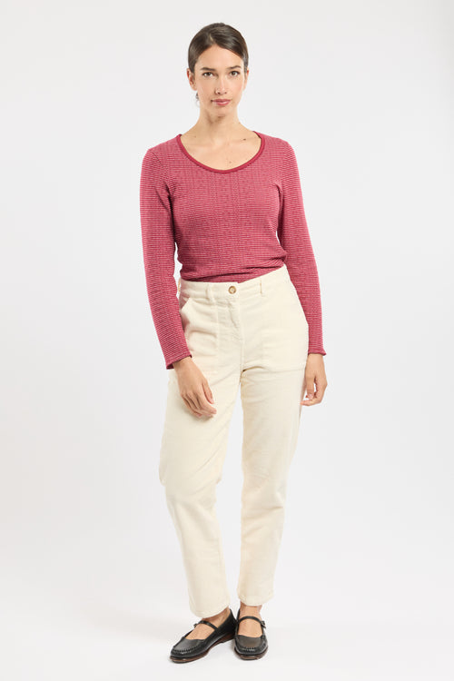 Tee-shirt manches longues rayé - coton - Armor-lux - 3