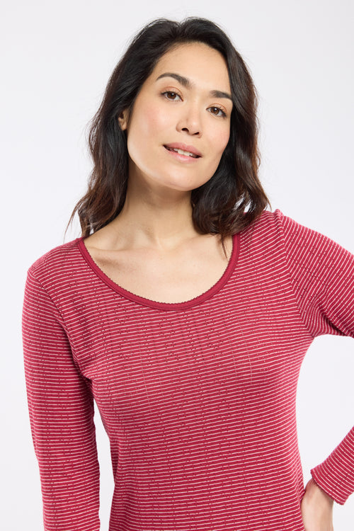 Tee-shirt manches longues rayé - coton - Armor-lux - 5