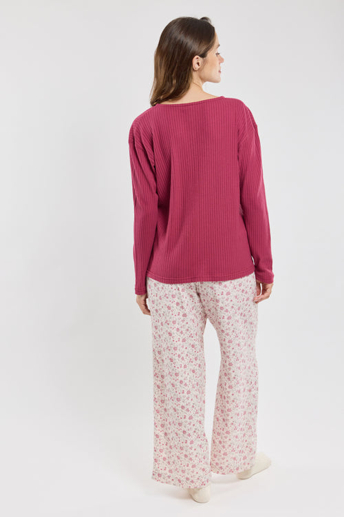 Pyjama fleuri - coton - Armor-lux - 3