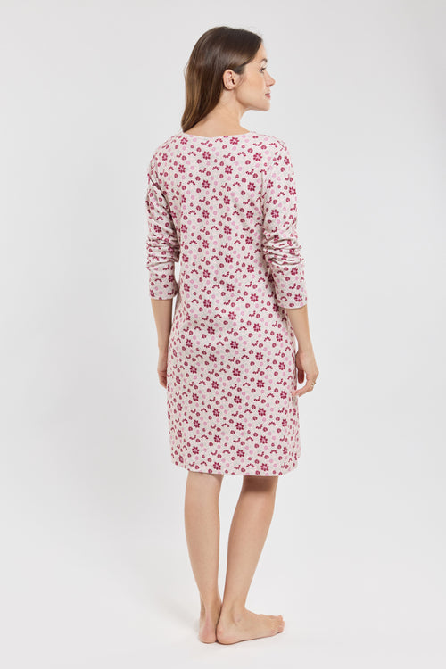Floral nightdress - cotton - Armor-lux - 4