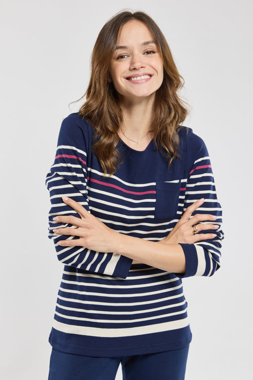 Striped pyjamas – thick cotton - Armor-lux - 2