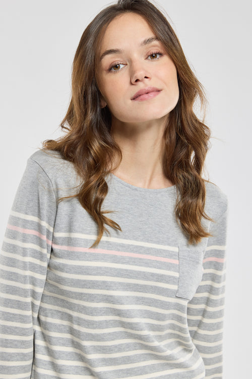 Striped pyjamas – thick cotton - Armor-lux - 3