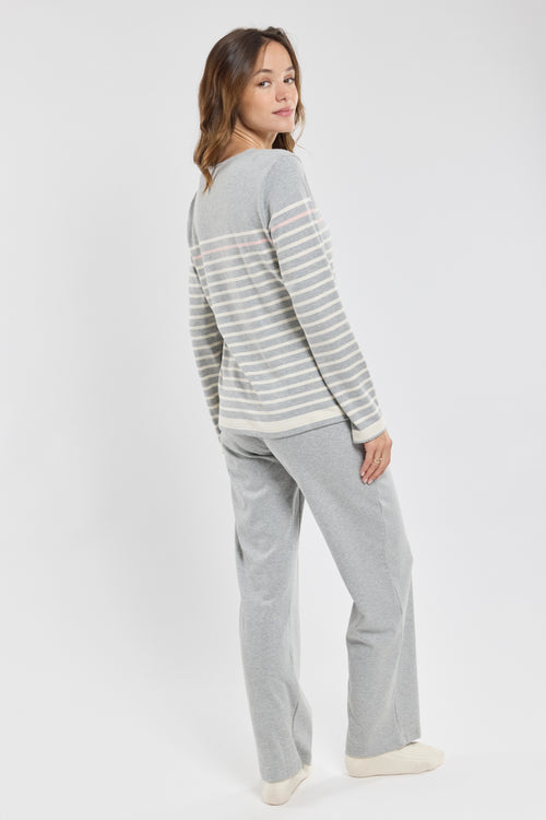 Striped pyjamas – thick cotton - Armor-lux - 6